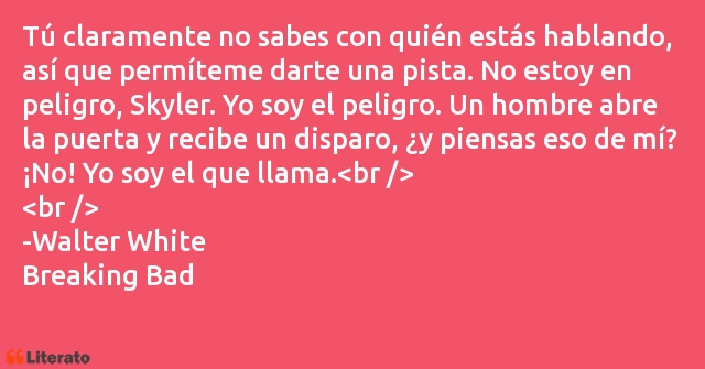 Frases de Breaking Bad