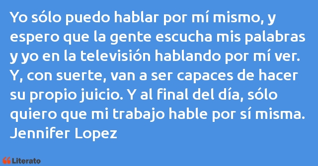 Frases de Jennifer Lopez