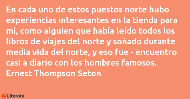 Frases de Ernest Thompson Seton