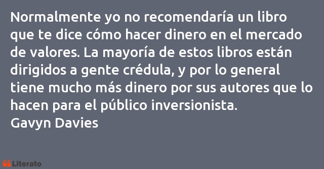 Frases de Gavyn Davies