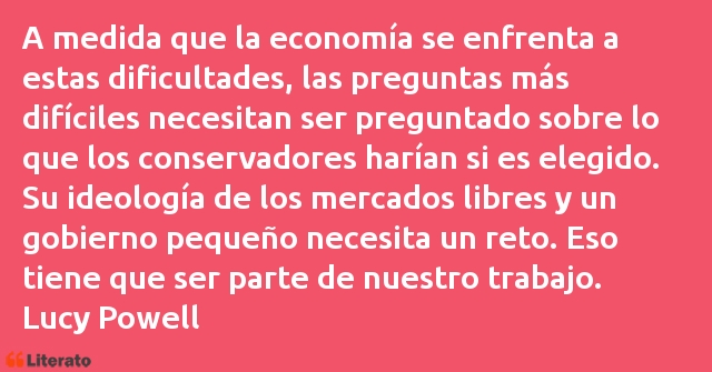 Frases de Lucy Powell