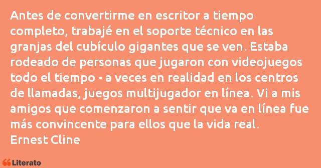 Frases de Ernest Cline