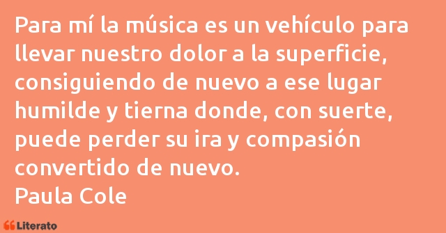 Frases de Paula Cole