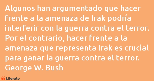 Frases de George W. Bush