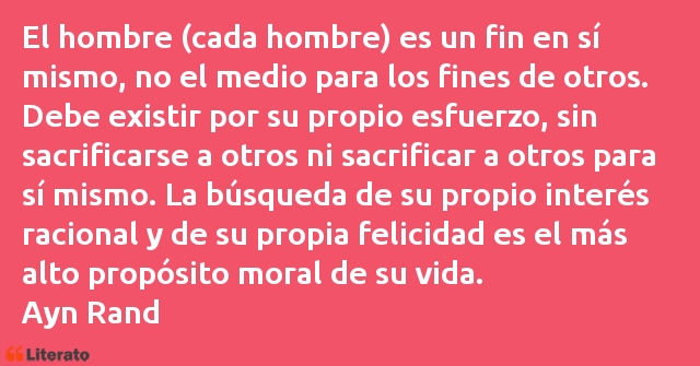 Frases de Ayn Rand