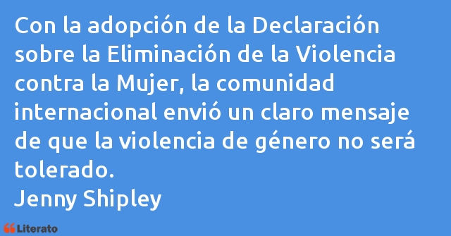 Frases de Jenny Shipley