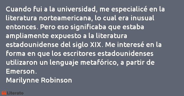 Frases de Marilynne Robinson