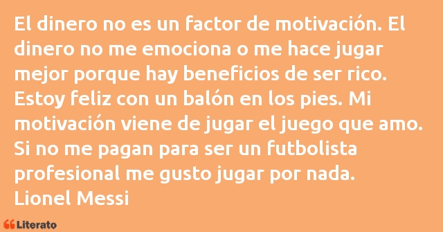 Frases de Lionel Messi