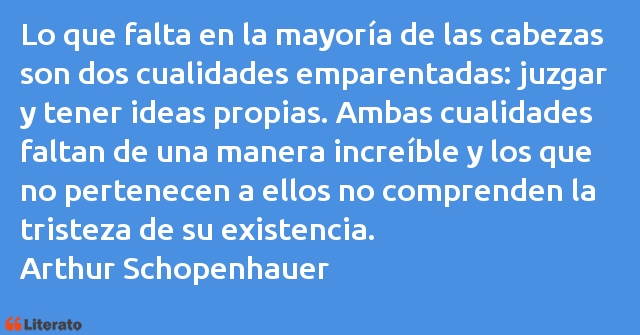 Frases de Arthur Schopenhauer