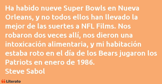 Frases de Steve Sabol