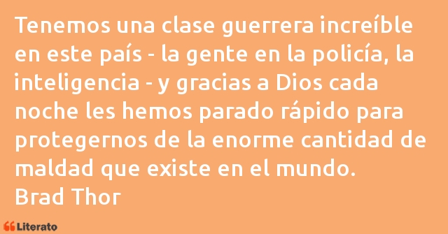 Frases de Brad Thor