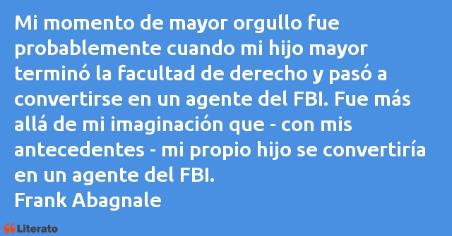 Frases de Frank Abagnale