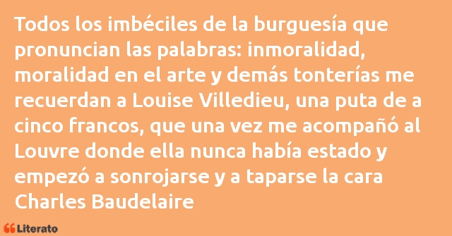 Frases de Charles Baudelaire