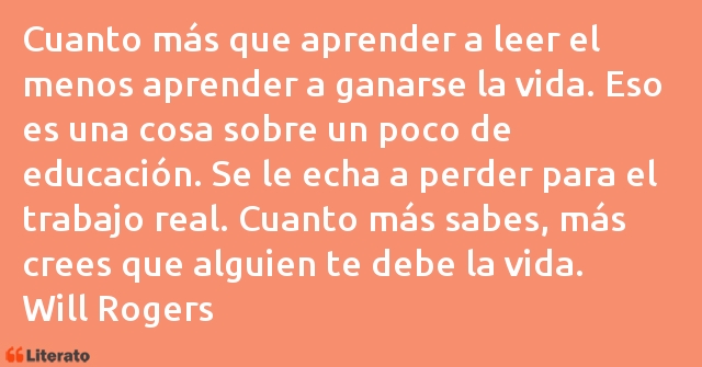 Frases de Will Rogers