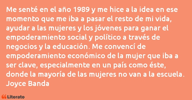 Frases de Joyce Banda