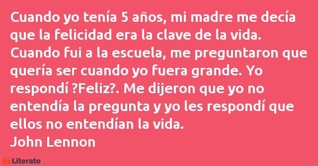 Frases de John Lennon