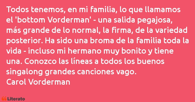 Frases de Carol Vorderman