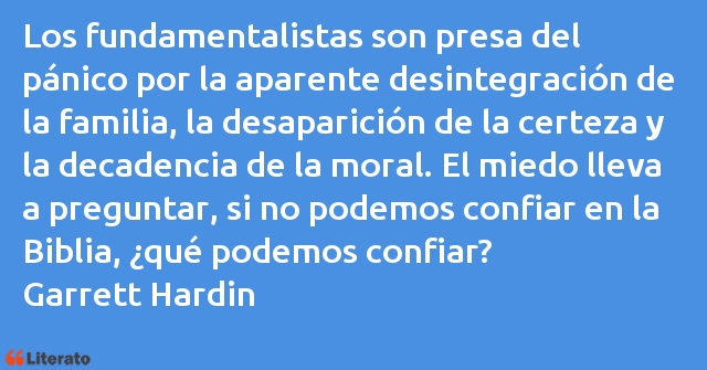 Frases de Garrett Hardin