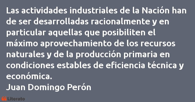 Frases de Juan Domingo Perón