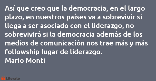 Frases de Mario Monti