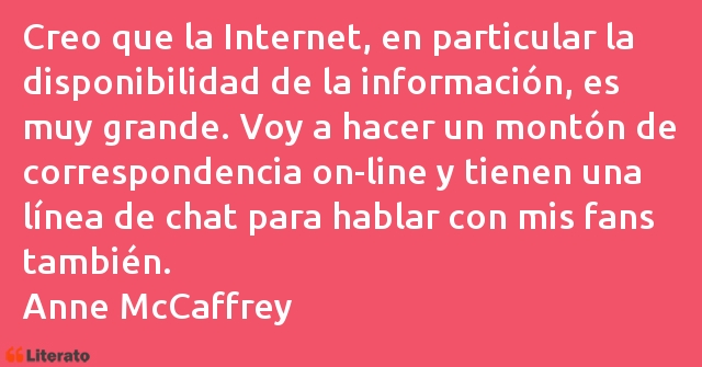 Frases de Anne McCaffrey