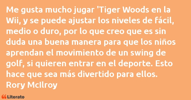 Frases de Rory McIlroy