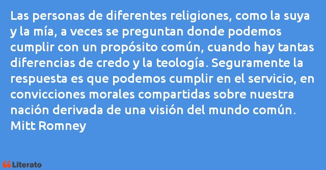 Frases de Mitt Romney