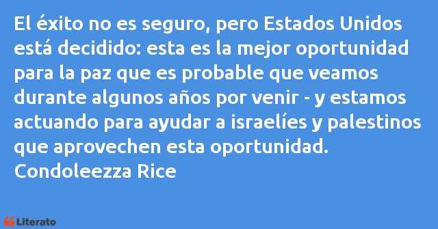 Frases de Condoleezza Rice