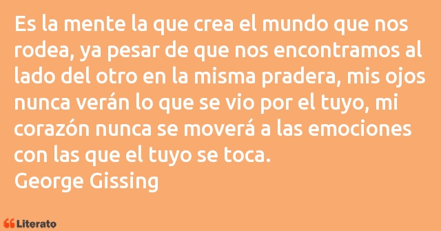 Frases de George Gissing