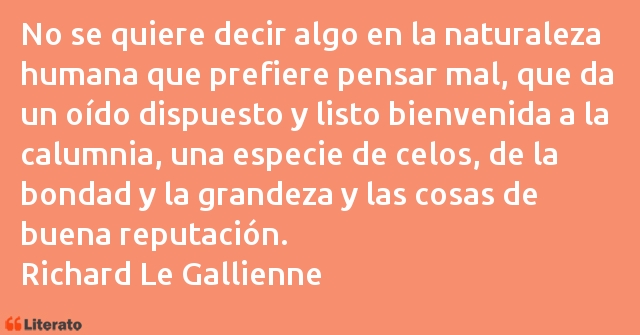 Frases de Richard Le Gallienne