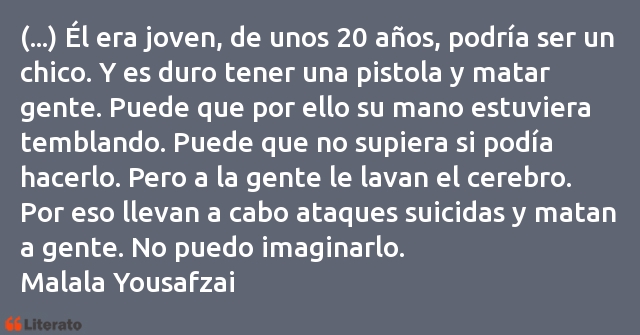Frases de Malala Yousafzai