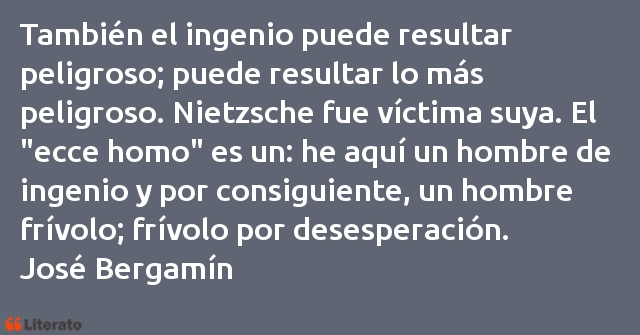 Frases de José Bergamín