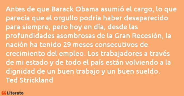 Frases de Ted Strickland