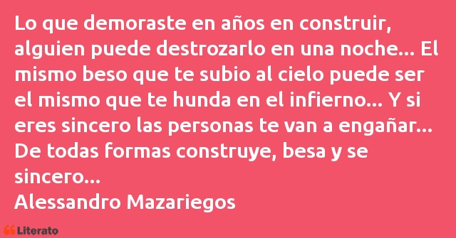 Frases de Alessandro Mazariegos