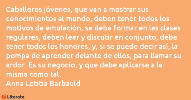 Frases de Anna Letitia Barbauld