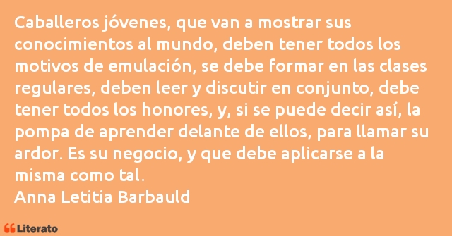 Frases de Anna Letitia Barbauld