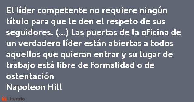 Frases de Napoleon Hill