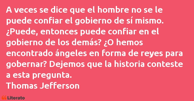 Frases de Thomas Jefferson