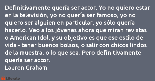 Frases de Lauren Graham