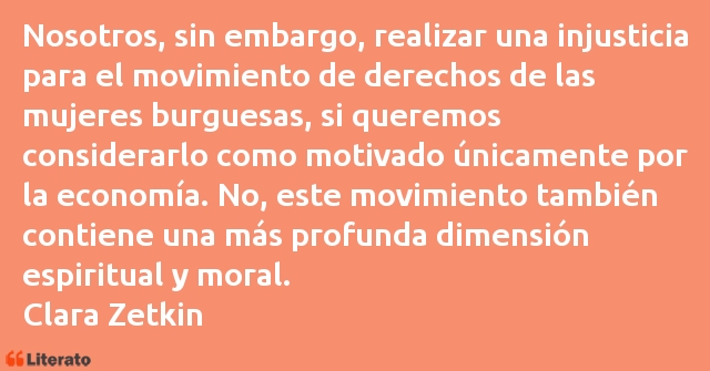 Frases de Clara Zetkin