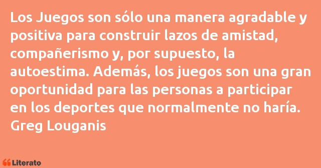 Frases de Greg Louganis