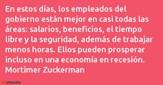 Frases de Mortimer Zuckerman