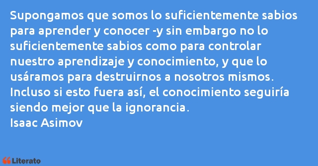 Frases de Isaac Asimov