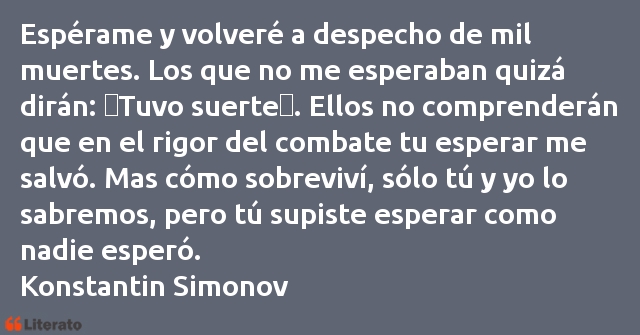 Frases de Konstantin Simonov