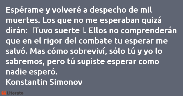 Frases de Konstantin Simonov