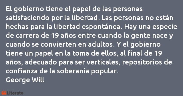 Frases de George Will
