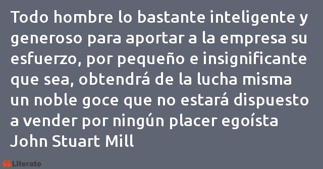 Frases de John Stuart Mill