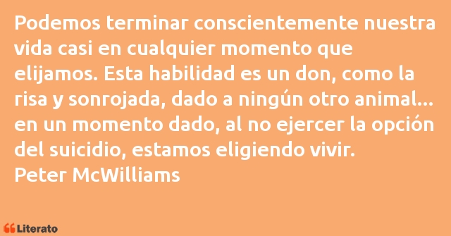 Frases de Peter McWilliams