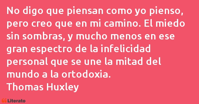 Frases de Thomas Huxley