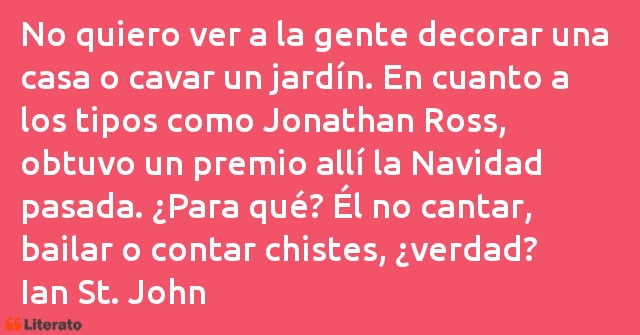 Frases de Ian St. John